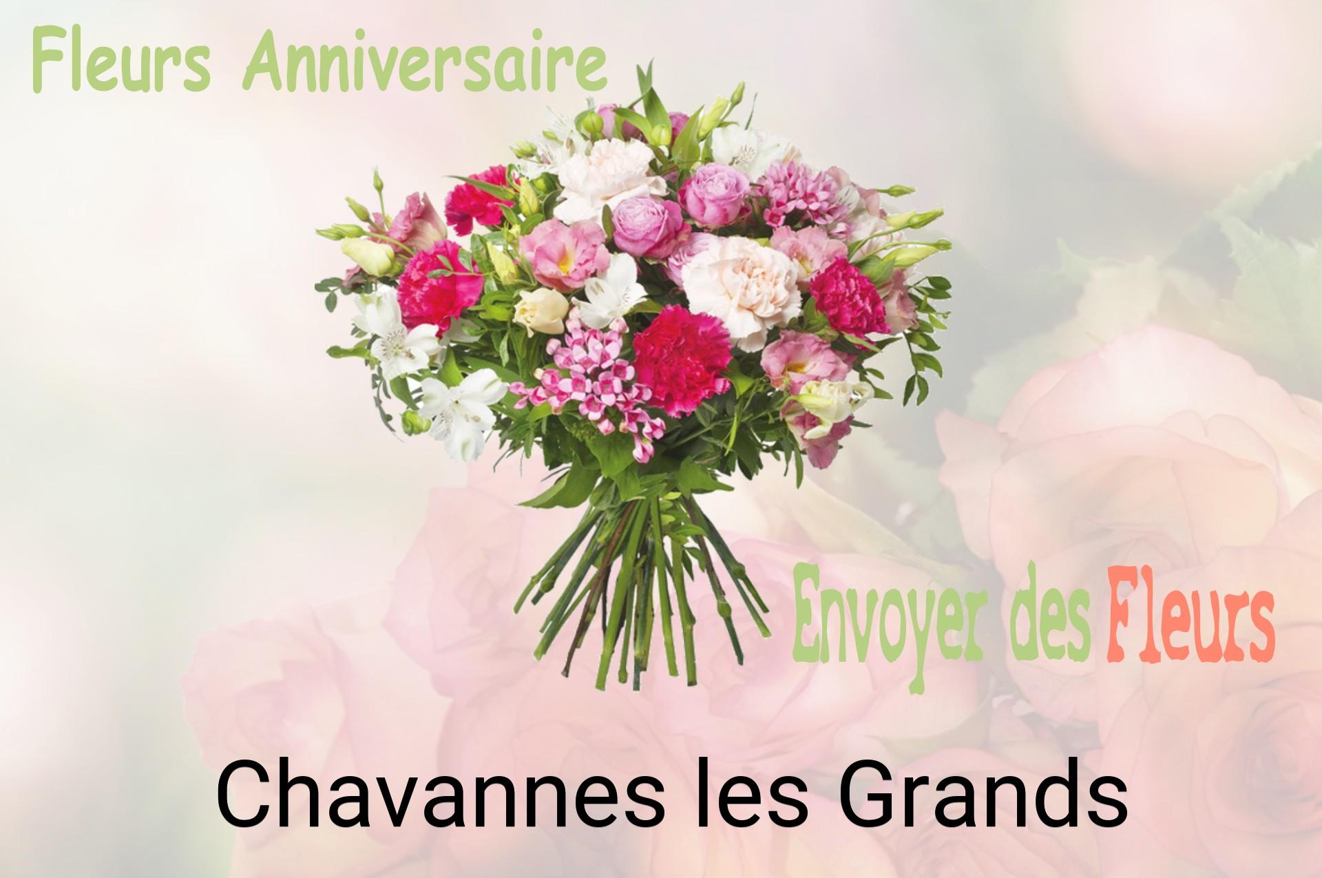Bouquet de fleurs d’anniversaire livré à Chavannes-les-Grands