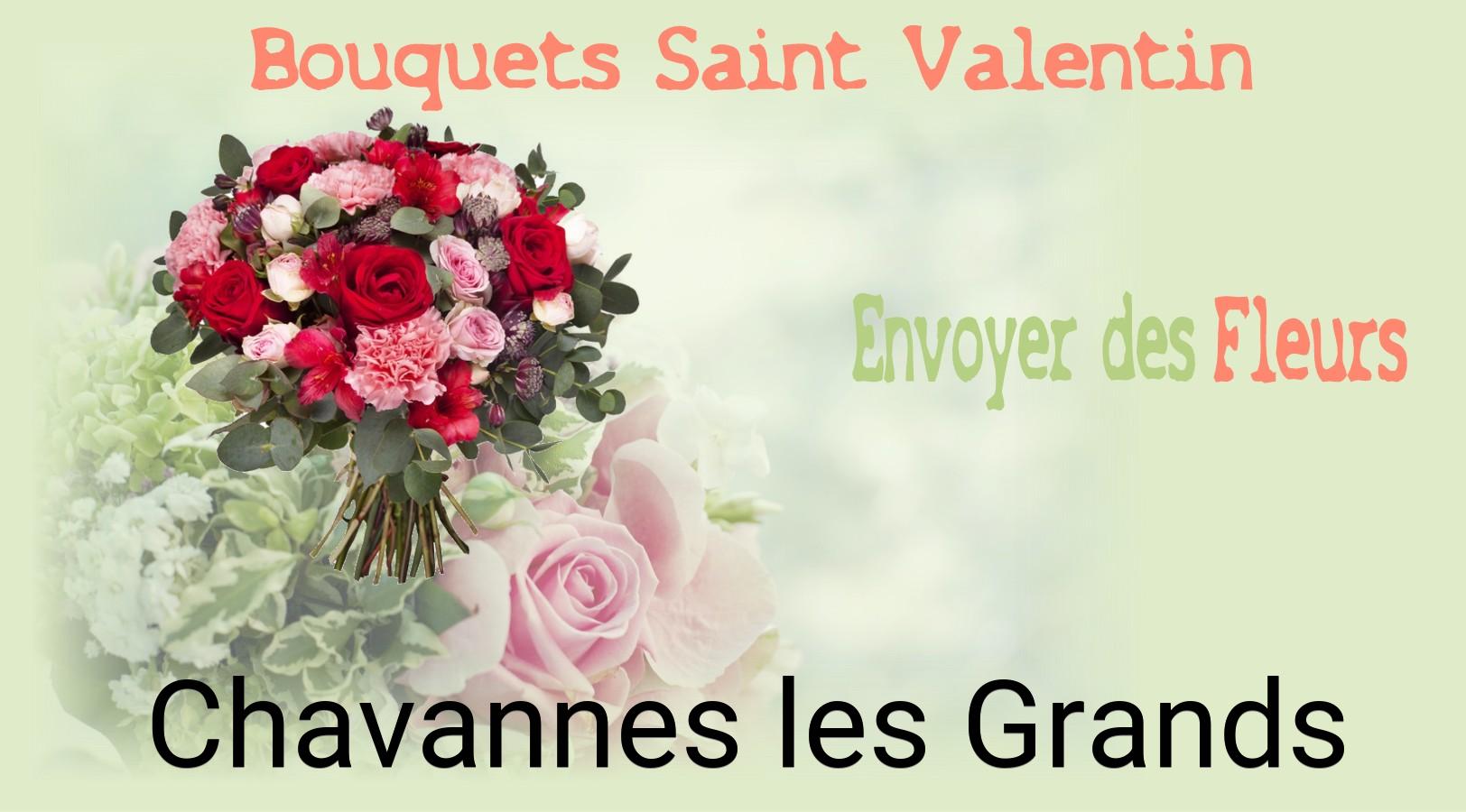 Roses de Saint-Valentin livrées à Chavannes-les-Grands